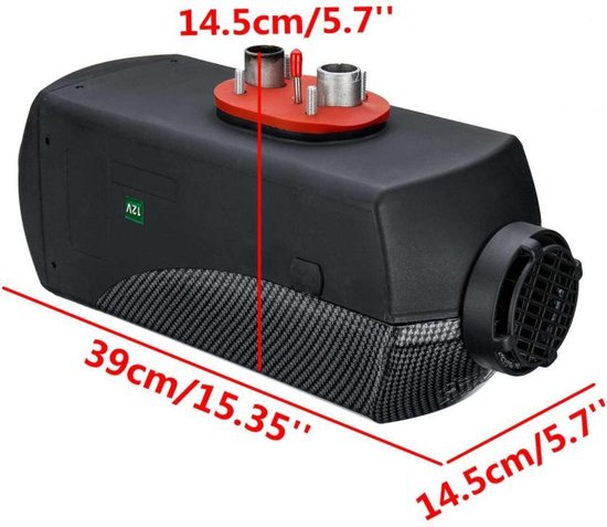 Standkachel Controller Met Afstandsbediening - LCD Scherm - Voor Auto, Vrachtwagen, Boot - 12V/24V