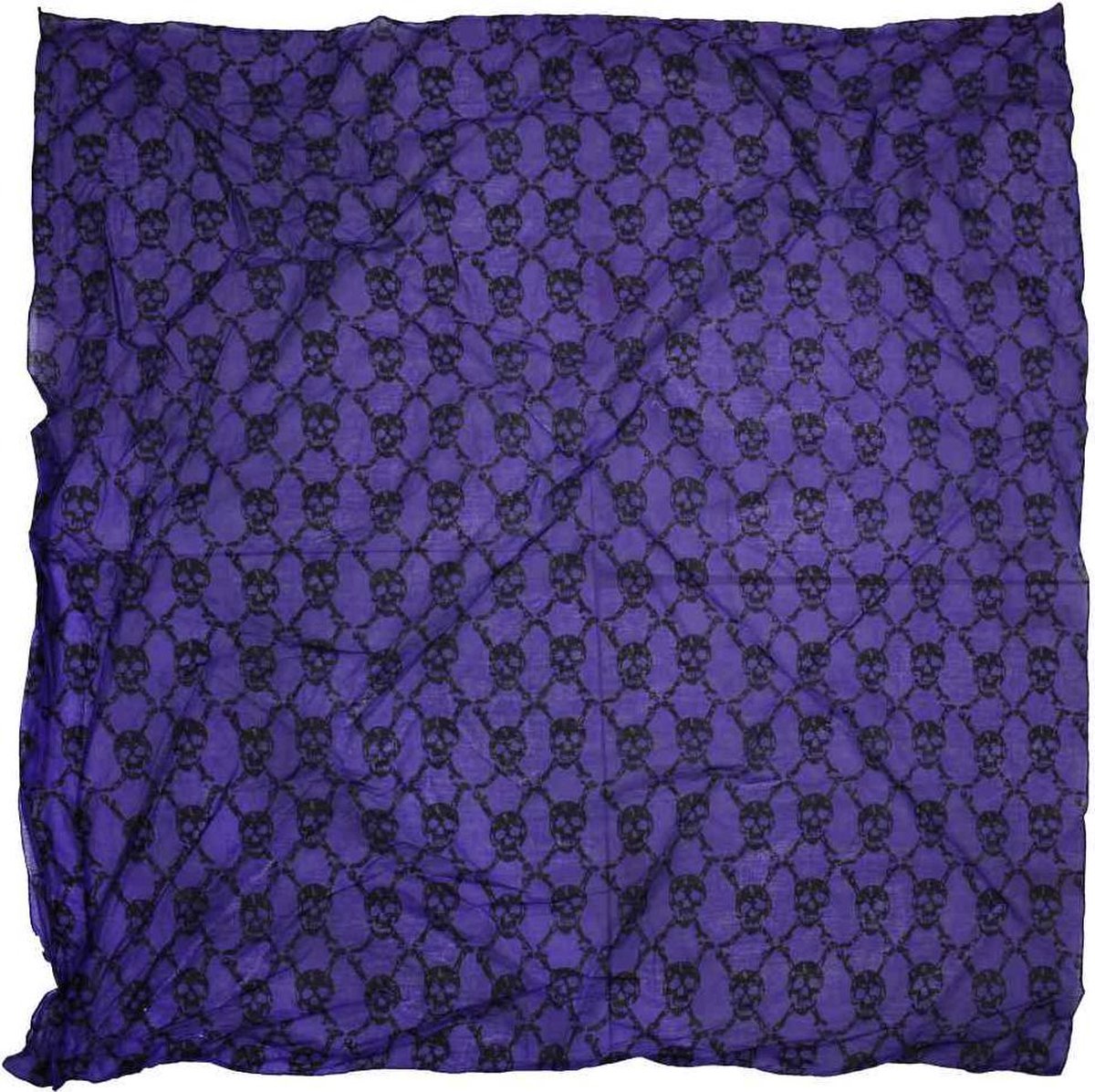Zac's Alter Ego - Purple Skull & Crossbones Sjaal - Paars