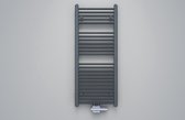 400X1800MM ANTRACIET HANDDOEKRADIATOR LUNA Middenaansluiting