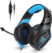 ONIKUMA K1-B Deep Bass Noise Cancelling Camouflage Gaming Headphone met microfoon (zwartblauw)