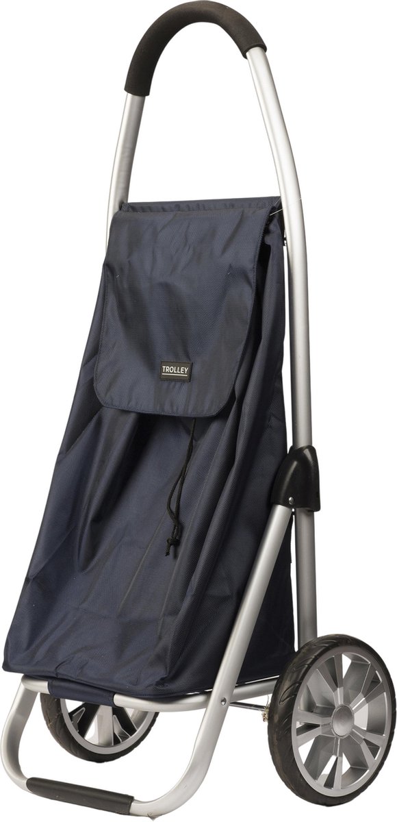Boodschappentrolley Inklapbaar - Blauw