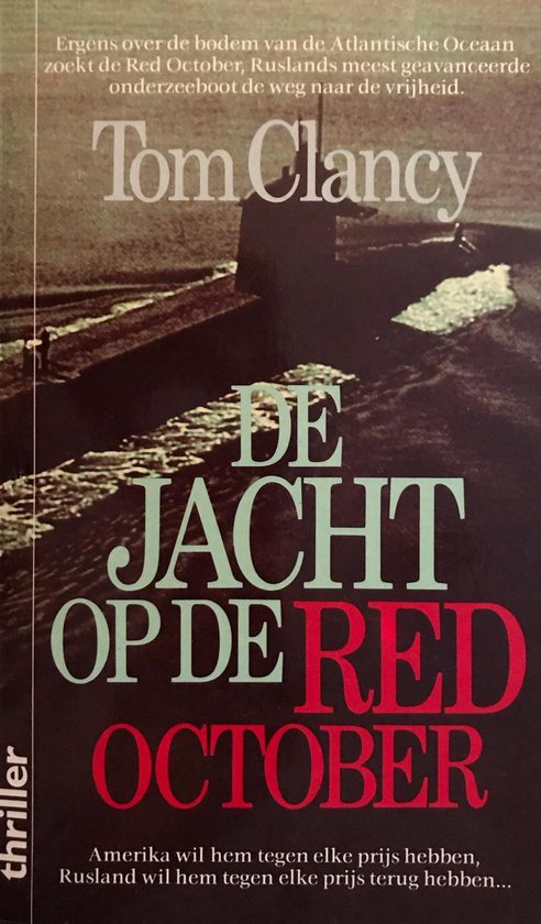 De jacht op de Red October | Tom Clancy - cover