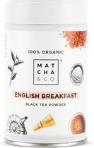 English Breakfast Black Tea Powder - Zwarte Thee - 70gr - ongeveer 140 kopjes