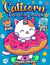 Caticorn Coloring Book For Kids Ages 2-5