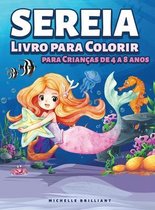 Sereia Livro para Colorir para Criancas de 4 a 8 anos