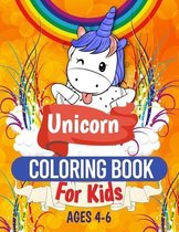Unicorn Coloring Book for Kids: Amazing unicorn coloring book for kids ages 4 - 6