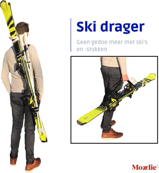 Sangle de ski de Luxe - double clip de ski - sangles de ski - liant de ski  - sangle de