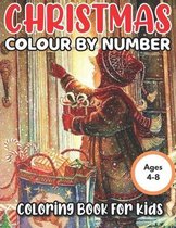 Christmas Colour by Number for Kids Ages 4-8