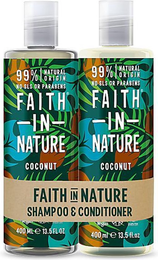 Foto: Faith in nature coconut shampoo en conditioner