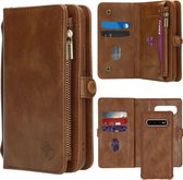 iMoshion 2-in-1 Wallet Booktype Samsung Galaxy S10 hoesje - Bruin