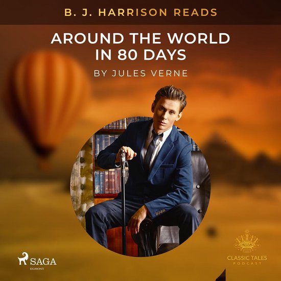 B. J. Harrison Reads Around the World in 80 Days - cover
