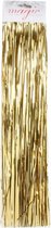 12x stuks lametta engelenhaar goud 50 cm - Lametta/folie haar - Gouden kerstboomversiering