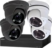 CVI camerasysteem 5 megapixel - 4x camera - 4x combi coaxkabel - 40 meter nachtzicht - cvs448