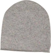 100% cashmere beanie/muts Grey Confetti van My Cashmere Beanie