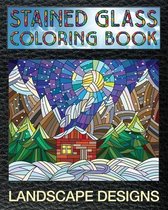 Landscape Designs Stained Glass Coloring Book