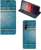 Telefoon Hoesje Sony Xperia 5 II Wallet Case Jeans
