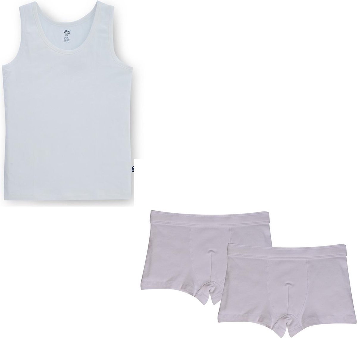 LOREZA ® 5 Jongens Onderhemd katoenen tank top ondergoed (116-122 (6-7 jaar), model 4-5-pack