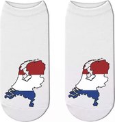 Enkelsokken Vlag - Land - Landen sokken - Nederland Sokken - Unisex - Maat 36-41