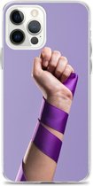 The Purple Ribbon Iphone hoesje