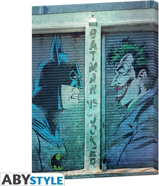 DC COMICS - Toile - Batman Vs Joker (30x40) x2