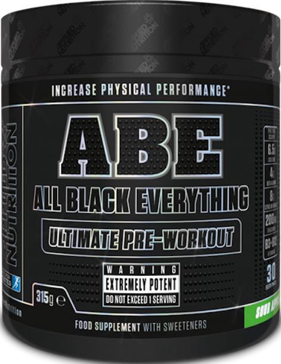 Applied Nutrition - ABE Ultimate Pre-Workout - 315 g - Sour Apple Smaak - 30 servings