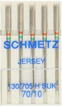 Schmetz jersey naaimachinenaalden - 5 x naalden - 70/10 - 130/705 - naald naaimachine 70