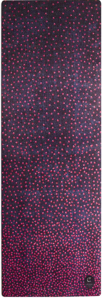 Felicidade design yoga mat "Jean's Roses" @studiofelicidade * Eco-friendly * Yoga mat en handdoek in 1 *Passie voor design en mindfulness van Felicidade — afbeelding 5