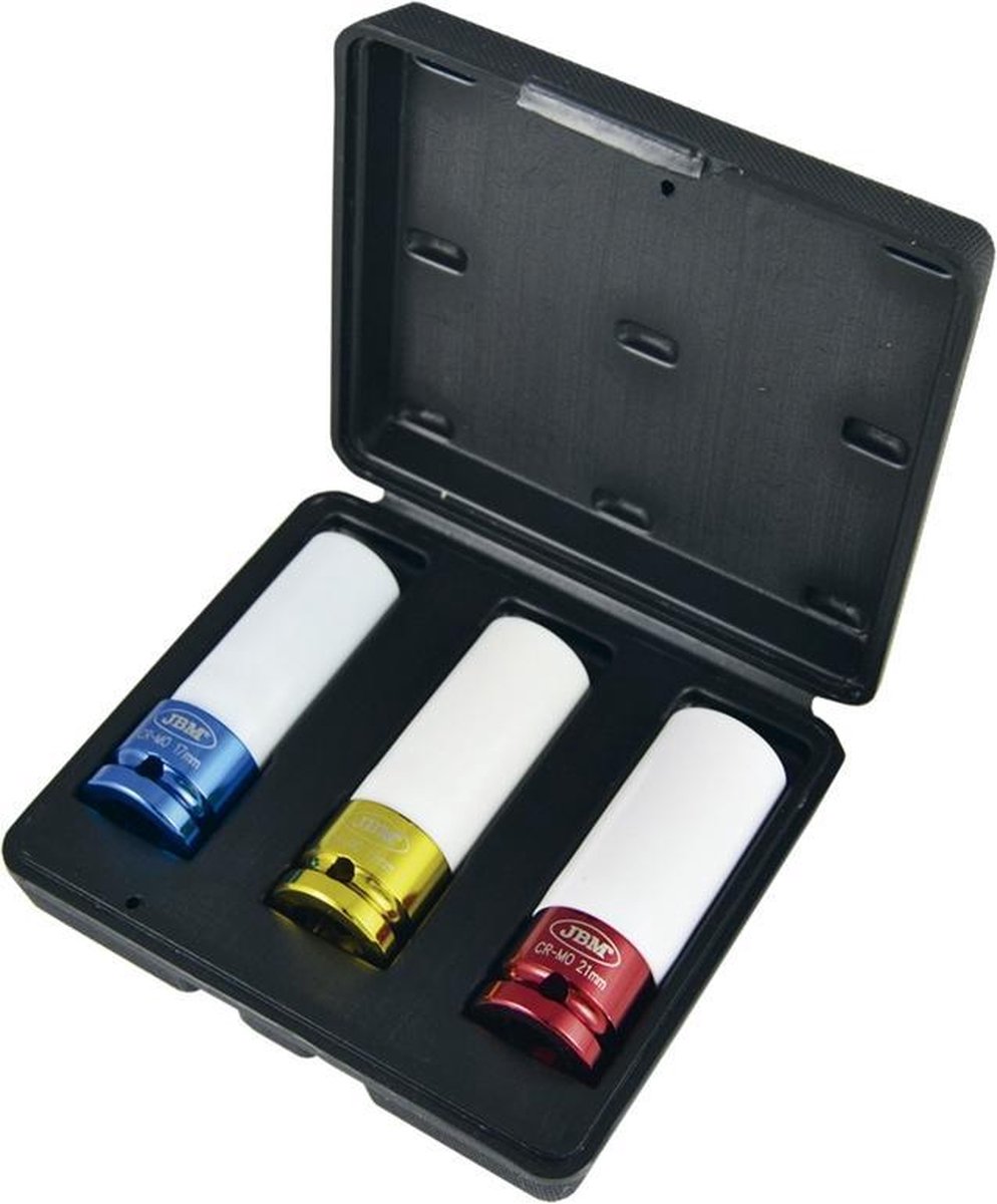 JBM Tools | SET VAN 3 SLAGDOPPEN 1/2"
