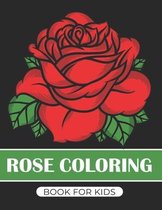 Rose coloring book for kids
