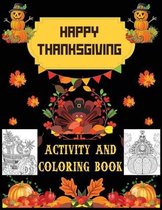 Happy Thanksgiving Activity and Coloring Book