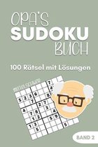 Opa's Sudoku Buch -100 Ratsel mit Loesungen - Band 2 - Mittelschwer
