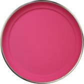 Decoratie bord / dienblad - ARIANNE - Roze / Zilver - Metaal - ⌀ 34.5 cm