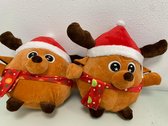 2 kerst knuffels