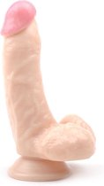 Being Fetish - Realistische zuignap dildo - Beige - 17cm - PVC