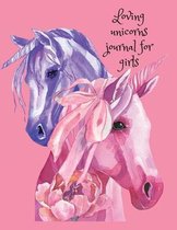 Loving unicorns journal for girls