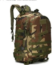 Rugzak Camouflage – Groen – Militair Tactisch – 40 Liter – Legerstijl