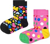 Happy Socks Kids 2-Pack Heart Socks