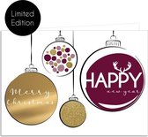 Cozy Christmas - Wenskaart Merry Christmas & Happy New Year