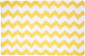 Placemat zigzag print - geel - 43.5x28.5cm