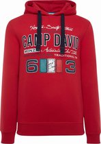 Camp David ® hoodiesweater Italiaans kampioenschap, rood