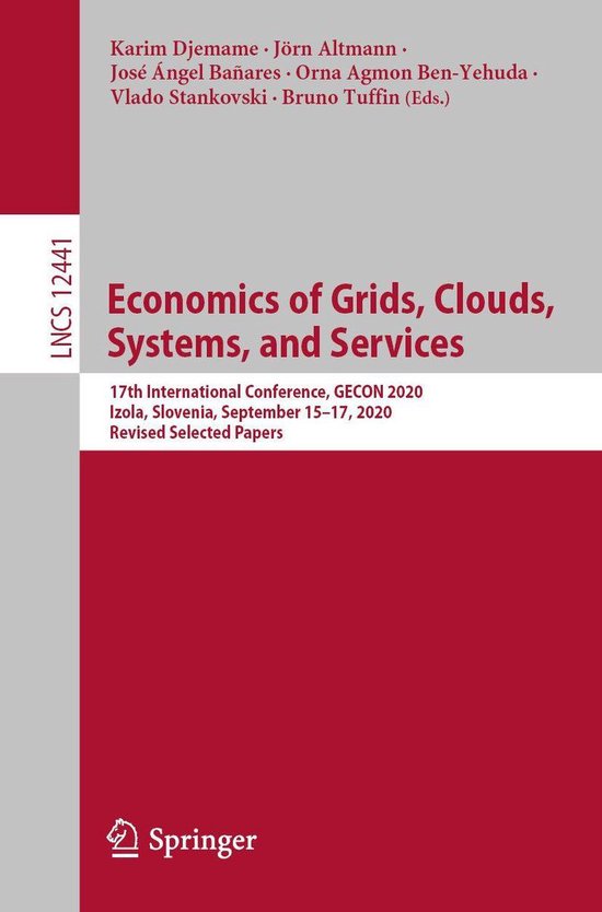 Springer Nature Proceedings Computer Science - Economics of  ... - cover
