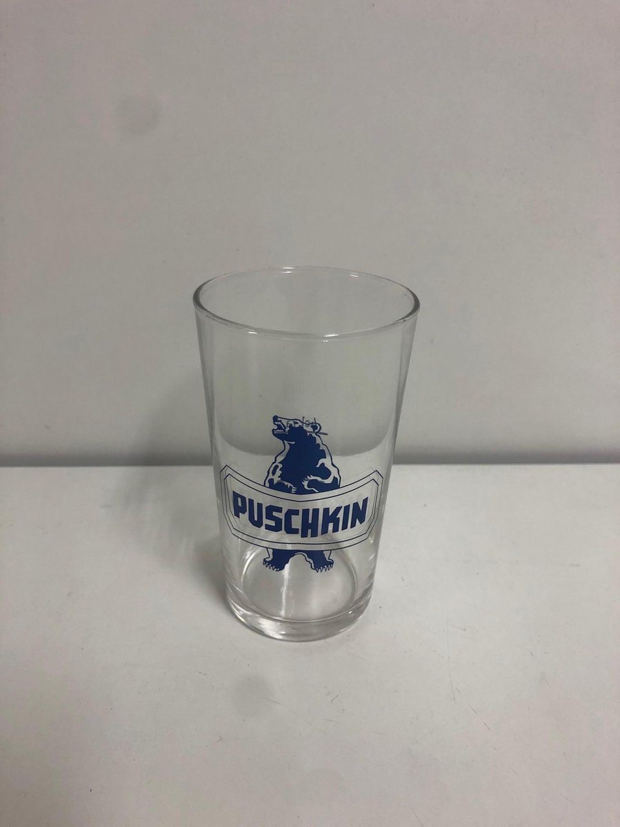 Puschkin shotglas 2-4 cl set 6x pushkin shotglazen