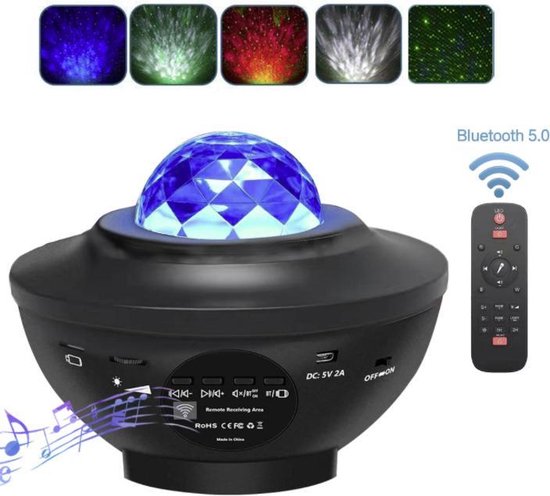 star projector with bluetooth speaker