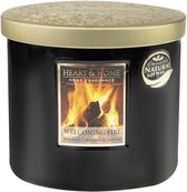 Heart & Home geurkaars - 2-lontkaars - Welcoming Fire