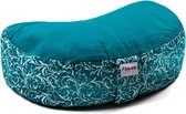 Flowee Meditatiekussen halve maan | Turquoise