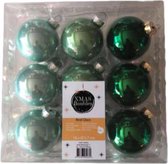 Xmas Bauble - Kerstballen - 18 stuks - groen - ø5,5cm