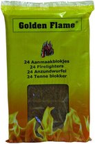 Golden Flame | Aanmaakblokjes | 24 x 24