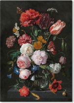 Schilderij op canvas - Stilleven met Bloemen - Jan Davidsz de Heem - 50x70cm