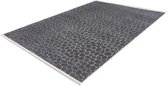 Lalee Peri -  Vloerkleed -  Vloer kleed - Tapijt – Karpet - Super zacht - 3D Effect - Wasmachine proof - 120x160 – Grafiet