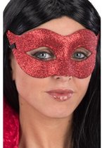 Carnival Toys Verkleedmasker Glitter Rood One-size